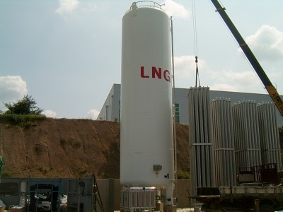 LNG 저장탱크 이미지